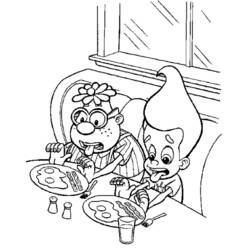 Dessin à colorier: Jimmy Neutron (Dessins animés et séries animées) #48987 - Coloriages à Imprimer Gratuits