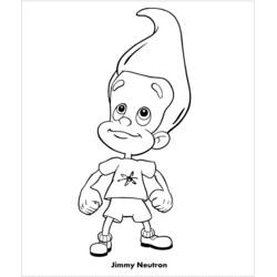 Dessin à colorier: Jimmy Neutron (Dessins animés et séries animées) #49016 - Coloriages à Imprimer Gratuits