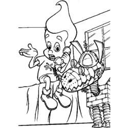 Dessin à colorier: Jimmy Neutron (Dessins animés et séries animées) #49030 - Coloriages à Imprimer Gratuits