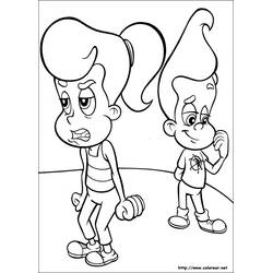 Dessin à colorier: Jimmy Neutron (Dessins animés et séries animées) #49044 - Coloriages à Imprimer Gratuits