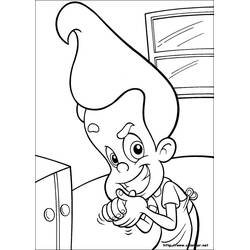 Dessin à colorier: Jimmy Neutron (Dessins animés et séries animées) #49061 - Coloriages à Imprimer Gratuits
