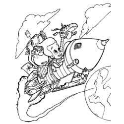Dessin à colorier: Jimmy Neutron (Dessins animés et séries animées) #49066 - Coloriages à Imprimer Gratuits