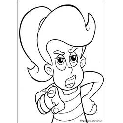 Dessin à colorier: Jimmy Neutron (Dessins animés et séries animées) #49074 - Coloriages à Imprimer Gratuits