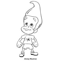 Dessin à colorier: Jimmy Neutron (Dessins animés et séries animées) #49092 - Coloriages à Imprimer Gratuits