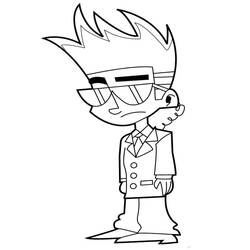 Dessin à colorier: Johnny Test (Dessins animés et séries animées) #203258 - Coloriages à Imprimer Gratuits