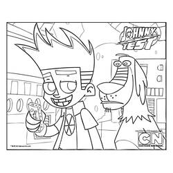 Dessin à colorier: Johnny Test (Dessins animés et séries animées) #34990 - Coloriages à Imprimer Gratuits