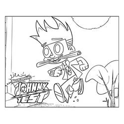 Dessin à colorier: Johnny Test (Dessins animés et séries animées) #34991 - Coloriages à Imprimer Gratuits