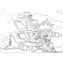 Dessin à colorier: Johnny Test (Dessins animés et séries animées) #34994 - Coloriages à Imprimer Gratuits