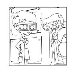 Dessin à colorier: Johnny Test (Dessins animés et séries animées) #35012 - Coloriages à Imprimer Gratuits