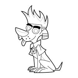Dessin à colorier: Johnny Test (Dessins animés et séries animées) #35178 - Coloriages à Imprimer Gratuits