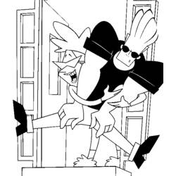 Dessin à colorier: Johny Bravo (Dessins animés et séries animées) #35233 - Coloriages à Imprimer Gratuits