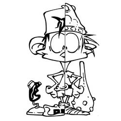 Dessin à colorier: Kid Paddle (Dessins animés et séries animées) #213663 - Coloriages à Imprimer Gratuits