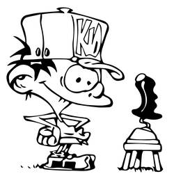 Dessin à colorier: Kid Paddle (Dessins animés et séries animées) #213667 - Coloriages à Imprimer Gratuits