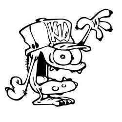 Dessin à colorier: Kid Paddle (Dessins animés et séries animées) #213670 - Coloriages à Imprimer Gratuits