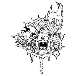 Dessin à colorier: Kid Paddle (Dessins animés et séries animées) #213671 - Coloriages à Imprimer Gratuits