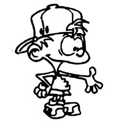Dessin à colorier: Kid Paddle (Dessins animés et séries animées) #213673 - Coloriages à Imprimer Gratuits