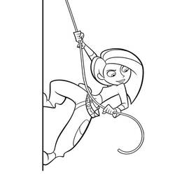 Dessin à colorier: Kim Possible (Dessins animés et séries animées) #212329 - Coloriages à Imprimer Gratuits