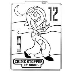Dessin à colorier: Kim Possible (Dessins animés et séries animées) #212331 - Coloriages à Imprimer Gratuits