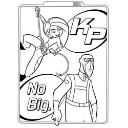 Dessin à colorier: Kim Possible (Dessins animés et séries animées) #212338 - Coloriages à Imprimer Gratuits