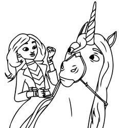 Dessin à colorier: L’École des licornes (Dessins animés et séries animées) #219411 - Coloriages à Imprimer Gratuits