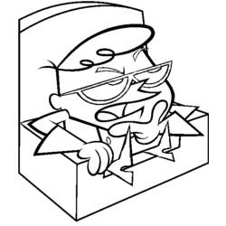 Dessin à colorier: Laboratoire de Dexter (Dessins animés et séries animées) #50616 - Coloriages à Imprimer Gratuits
