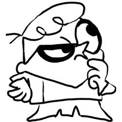 Dessin à colorier: Laboratoire de Dexter (Dessins animés et séries animées) #50637 - Coloriages à Imprimer Gratuits
