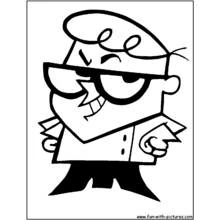Dessins à colorier: Laboratoire de Dexter - Coloriages à Imprimer Gratuits