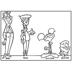 Dessin à colorier: Laboratoire de Dexter (Dessins animés et séries animées) #50662 - Coloriages à Imprimer Gratuits