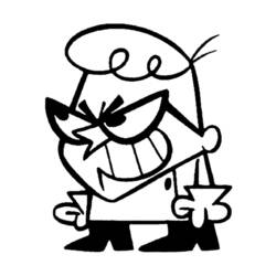 Dessin à colorier: Laboratoire de Dexter (Dessins animés et séries animées) #50675 - Coloriages à Imprimer Gratuits
