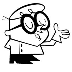 Dessin à colorier: Laboratoire de Dexter (Dessins animés et séries animées) #50683 - Coloriages à Imprimer Gratuits