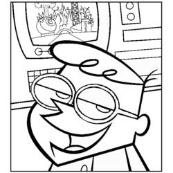 Dessin à colorier: Laboratoire de Dexter (Dessins animés et séries animées) #50712 - Coloriages à Imprimer Gratuits