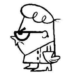 Dessin à colorier: Laboratoire de Dexter (Dessins animés et séries animées) #50716 - Coloriages à Imprimer Gratuits