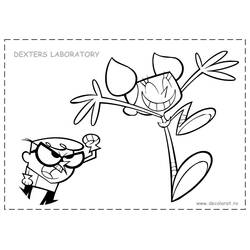 Dessin à colorier: Laboratoire de Dexter (Dessins animés et séries animées) #50718 - Coloriages à Imprimer Gratuits