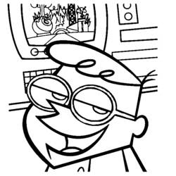 Dessin à colorier: Laboratoire de Dexter (Dessins animés et séries animées) #50721 - Coloriages à Imprimer Gratuits