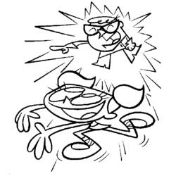 Dessin à colorier: Laboratoire de Dexter (Dessins animés et séries animées) #50736 - Coloriages à Imprimer Gratuits