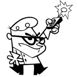 Dessin à colorier: Laboratoire de Dexter (Dessins animés et séries animées) #50744 - Coloriages à Imprimer Gratuits