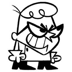 Dessin à colorier: Laboratoire de Dexter (Dessins animés et séries animées) #50748 - Coloriages à Imprimer Gratuits