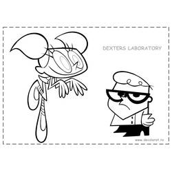 Dessin à colorier: Laboratoire de Dexter (Dessins animés et séries animées) #50749 - Coloriages à Imprimer Gratuits