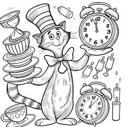 Dessin à colorier: Le Chat Chapeauté (Dessins animés et séries animées) #220485 - Coloriages à Imprimer Gratuits