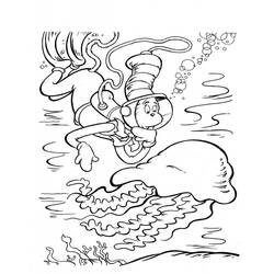 Dessin à colorier: Le Chat Chapeauté (Dessins animés et séries animées) #220520 - Coloriages à Imprimer Gratuits