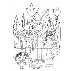 Dessin à colorier: Le Petit Royaume De Ben Et Holly (Dessins animés et séries animées) #199088 - Coloriages à Imprimer Gratuits
