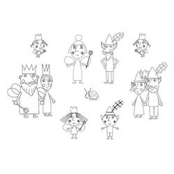 Dessin à colorier: Le Petit Royaume De Ben Et Holly (Dessins animés et séries animées) #199089 - Coloriages à Imprimer Gratuits