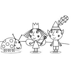Dessin à colorier: Le Petit Royaume De Ben Et Holly (Dessins animés et séries animées) #199091 - Coloriages à Imprimer Gratuits