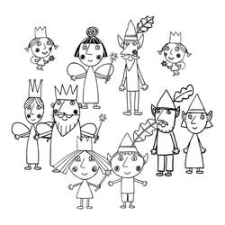 Dessin à colorier: Le Petit Royaume De Ben Et Holly (Dessins animés et séries animées) #199094 - Coloriages à Imprimer Gratuits