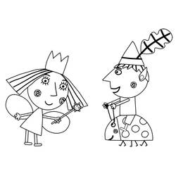 Dessin à colorier: Le Petit Royaume De Ben Et Holly (Dessins animés et séries animées) #199096 - Coloriages à Imprimer Gratuits