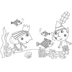 Dessin à colorier: Le Petit Royaume De Ben Et Holly (Dessins animés et séries animées) #199097 - Coloriages à Imprimer Gratuits