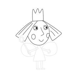 Dessin à colorier: Le Petit Royaume De Ben Et Holly (Dessins animés et séries animées) #199102 - Coloriages à Imprimer Gratuits