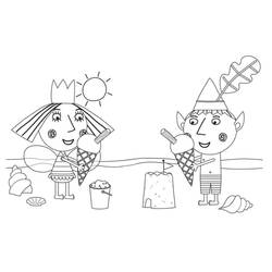Dessin à colorier: Le Petit Royaume De Ben Et Holly (Dessins animés et séries animées) #199111 - Coloriages à Imprimer Gratuits