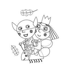 Dessin à colorier: Le Petit Royaume De Ben Et Holly (Dessins animés et séries animées) #199113 - Coloriages à Imprimer Gratuits