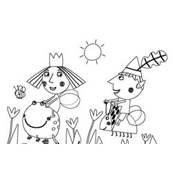 Dessin à colorier: Le Petit Royaume De Ben Et Holly (Dessins animés et séries animées) #199118 - Coloriages à Imprimer Gratuits